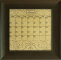 Espresso Damask Dry-Erase Magnetic Message Board