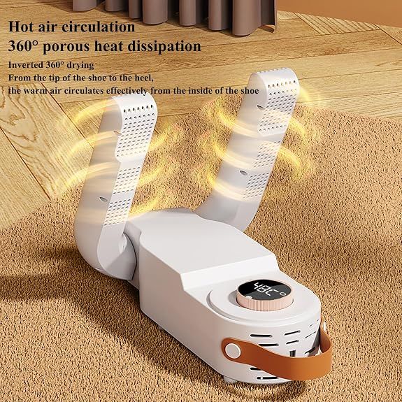 Dryer for Shoes, Work Boots, and Clothes with Heat Blower and Boot Warmer