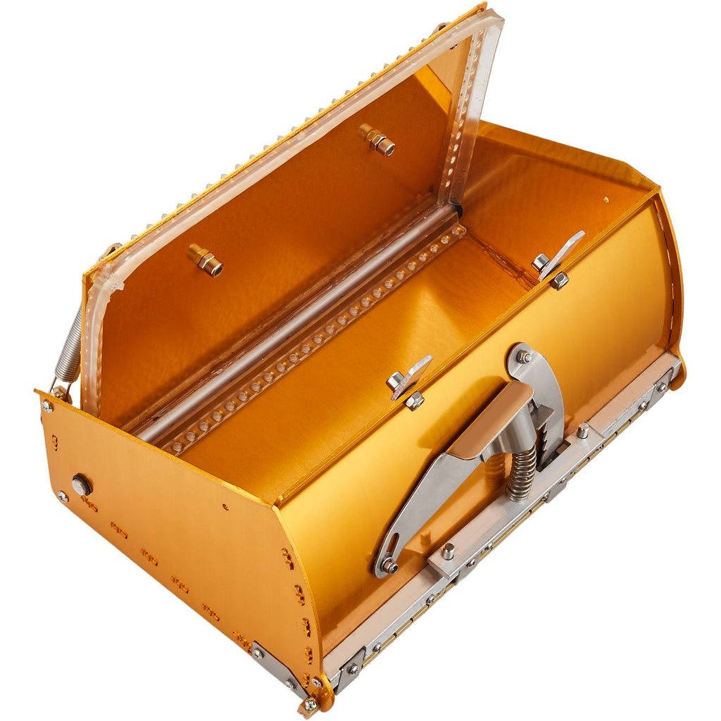 Quick-Clean Drywall Flat Box with Adjustable Blade Control
