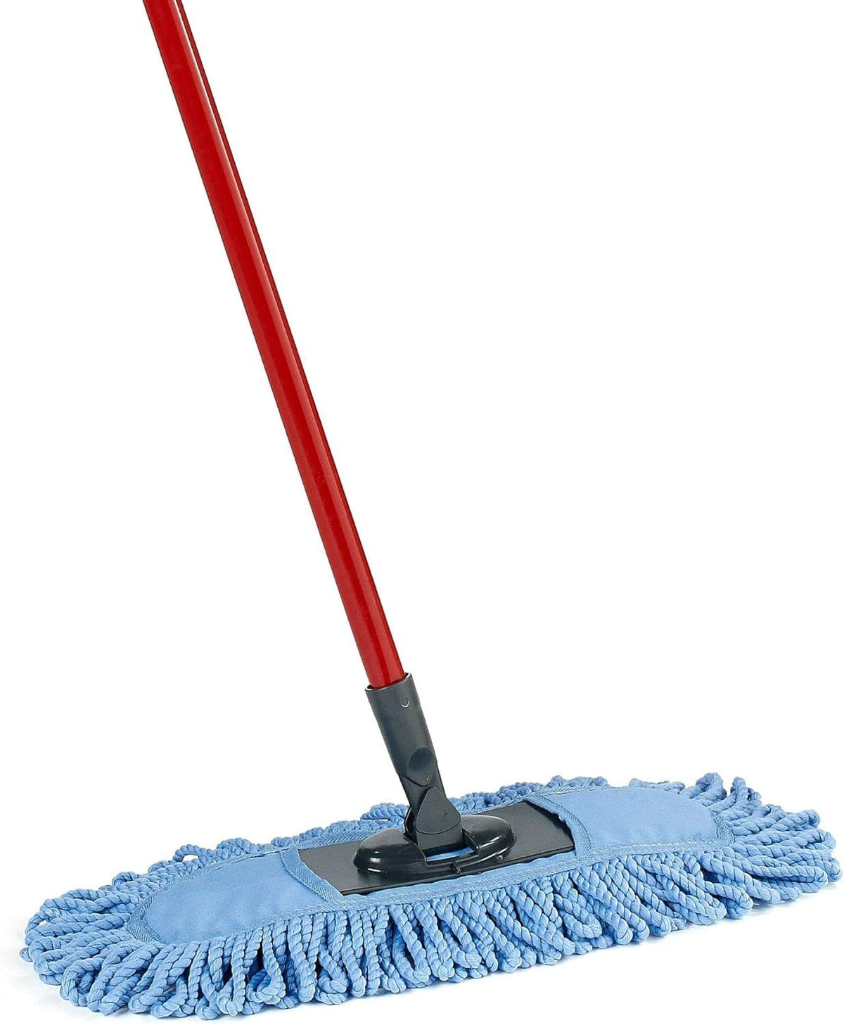 Red Dual-Action Dust Mop for Everyday Floor Care
