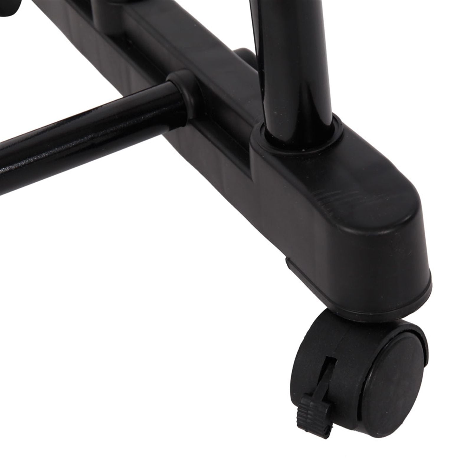 Dual-Bar Stretching Clothes Rack with Shoe Shelf – Space-Saving Design
