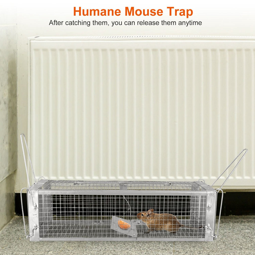 Dual-Door Live-Catch Rodent Trap