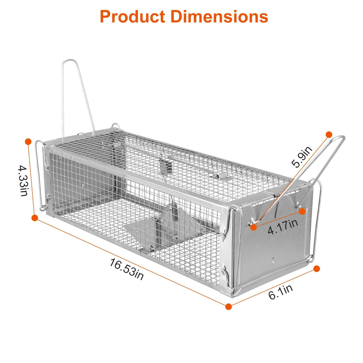 Dual-Door Live-Catch Rodent Trap