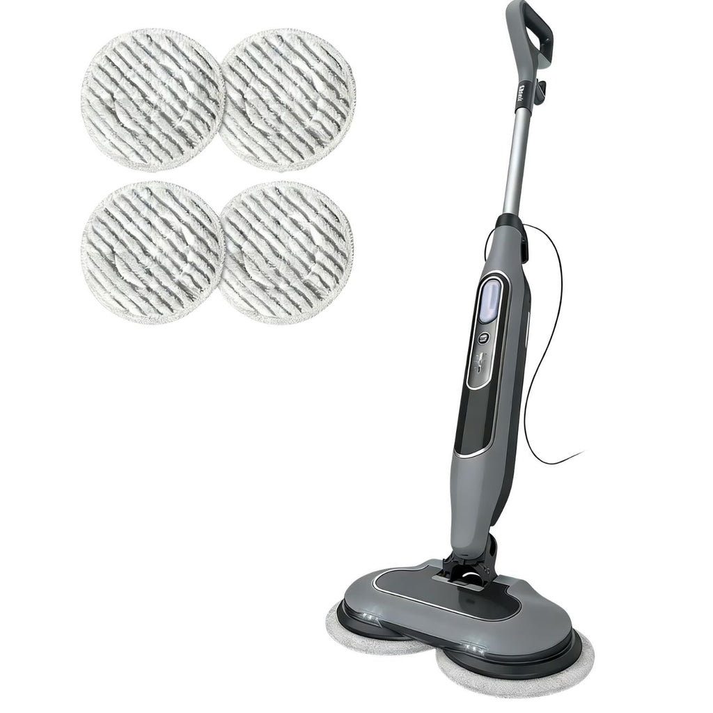 Dual Head Hard Floor Steam Mop, 3 Adjustable Steam Modes, LED Headlights, Lightweight for Home Tile