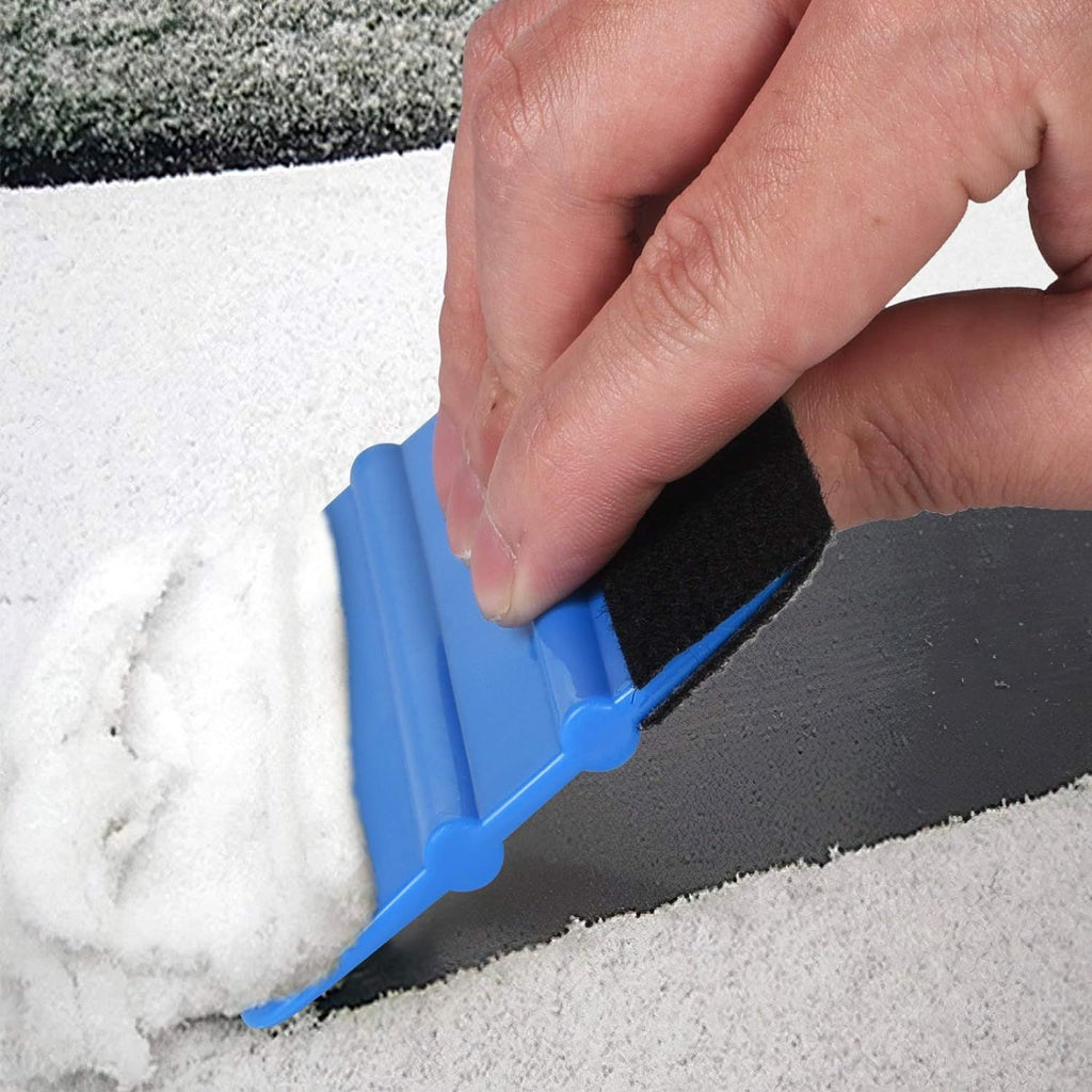 Professional 4- Felt Edge Vinyl Squeegee Tool – Pack of 3