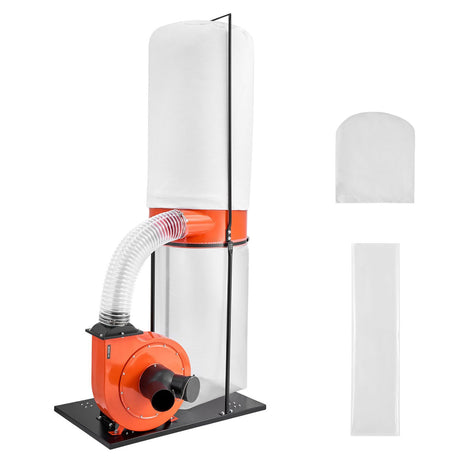 1100 CFM Vortex Cone Dust Collector for Woodworking