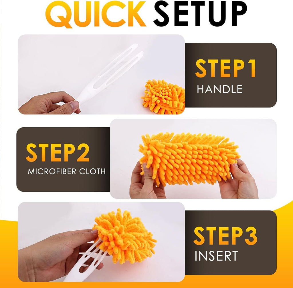 Reusable Full-Surround Duster Refill Set