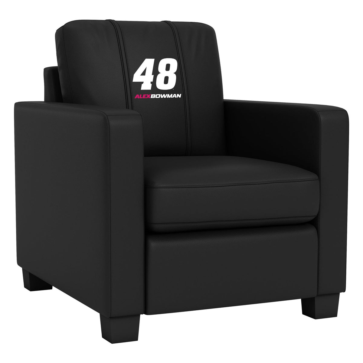 Dyno Stationary Club Chair with Alex Bowman #48 with Name Rail Logo