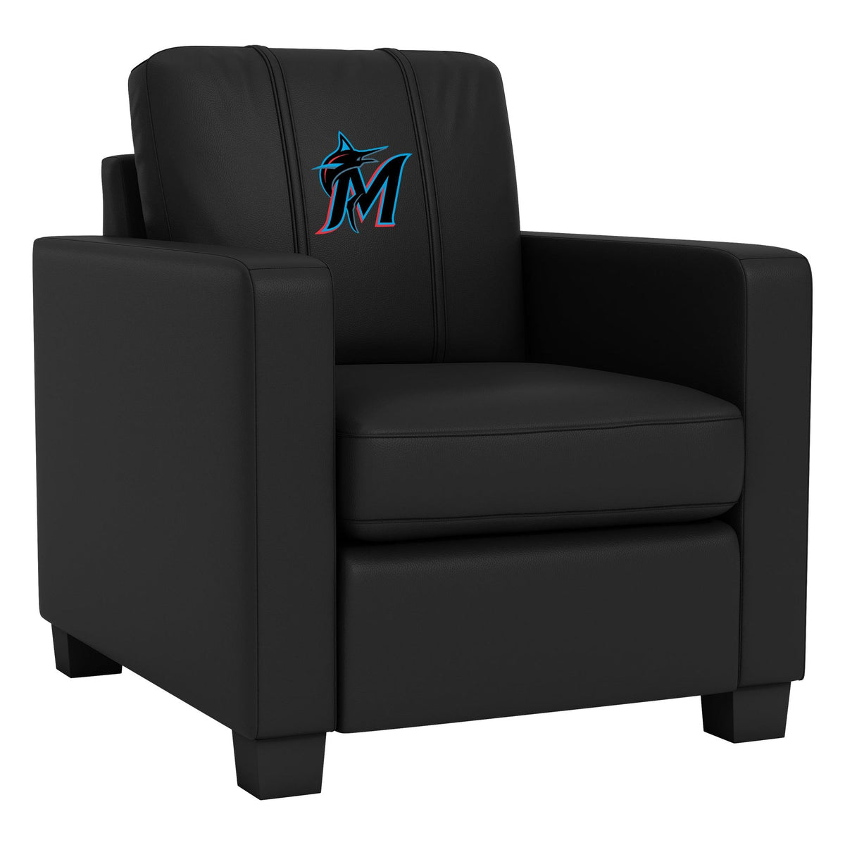 Dyno Club Chair with Miami Marlins Secondary Logo Panel