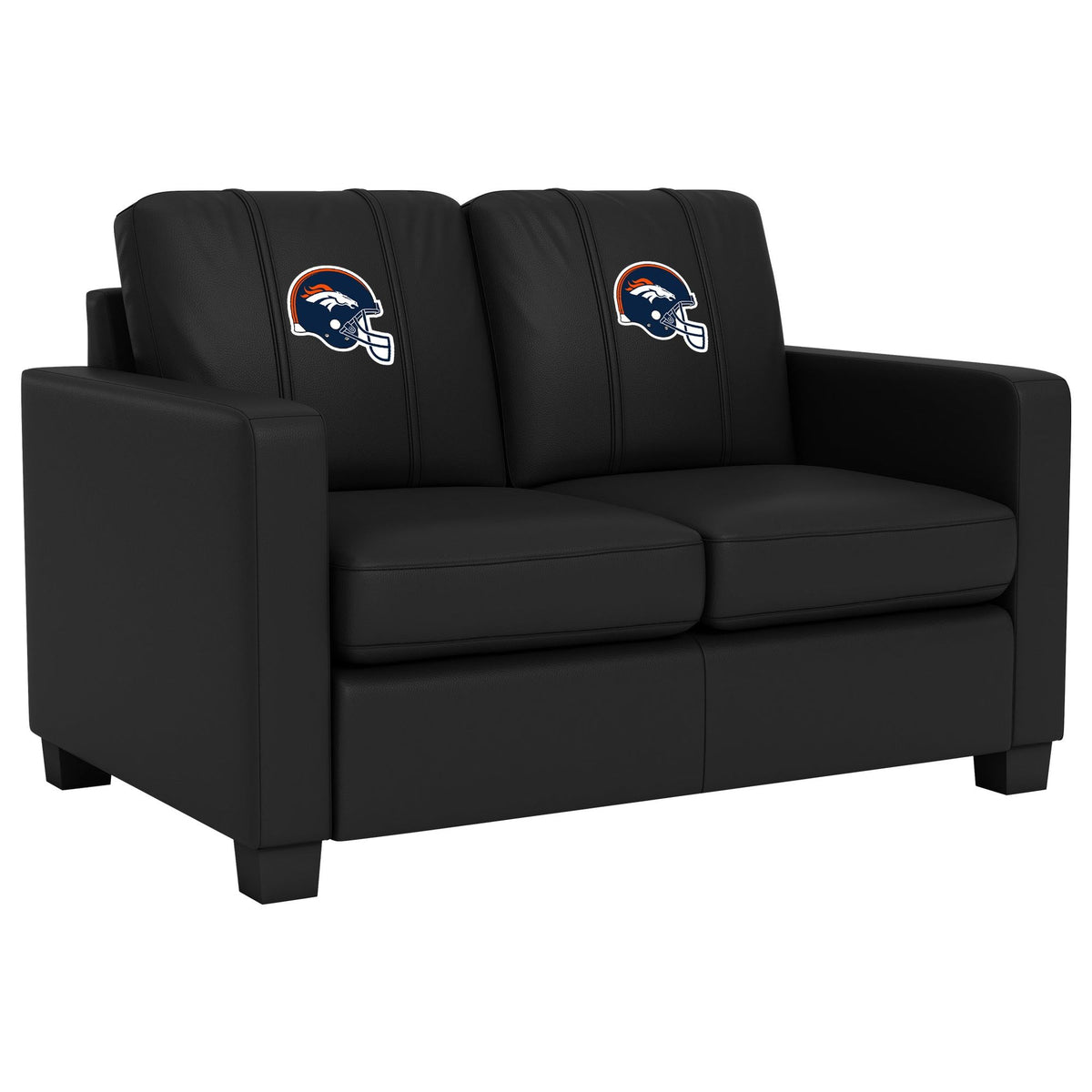 Dyno Denver Broncos Helmet Logo Loveseat