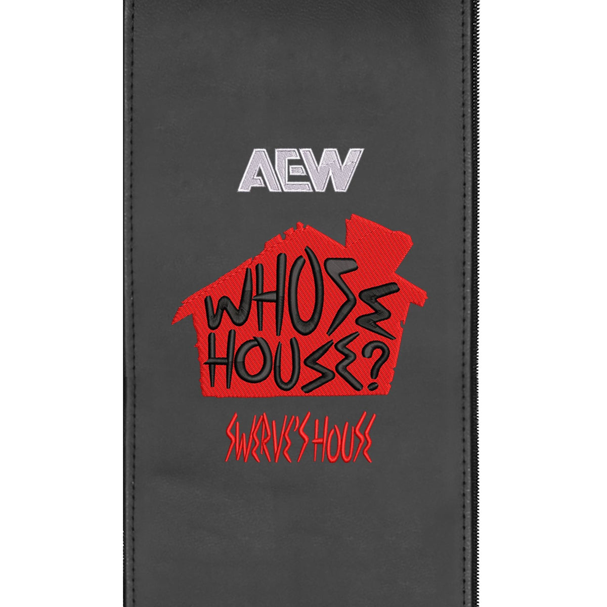 Dyno Sofa with AEW Swerve Strickland Whose House Logo