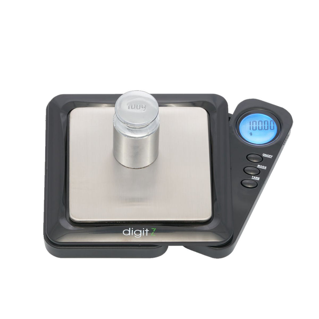 DZ2-100 Digital Pocket Scale with Swing-Out Backlit Display