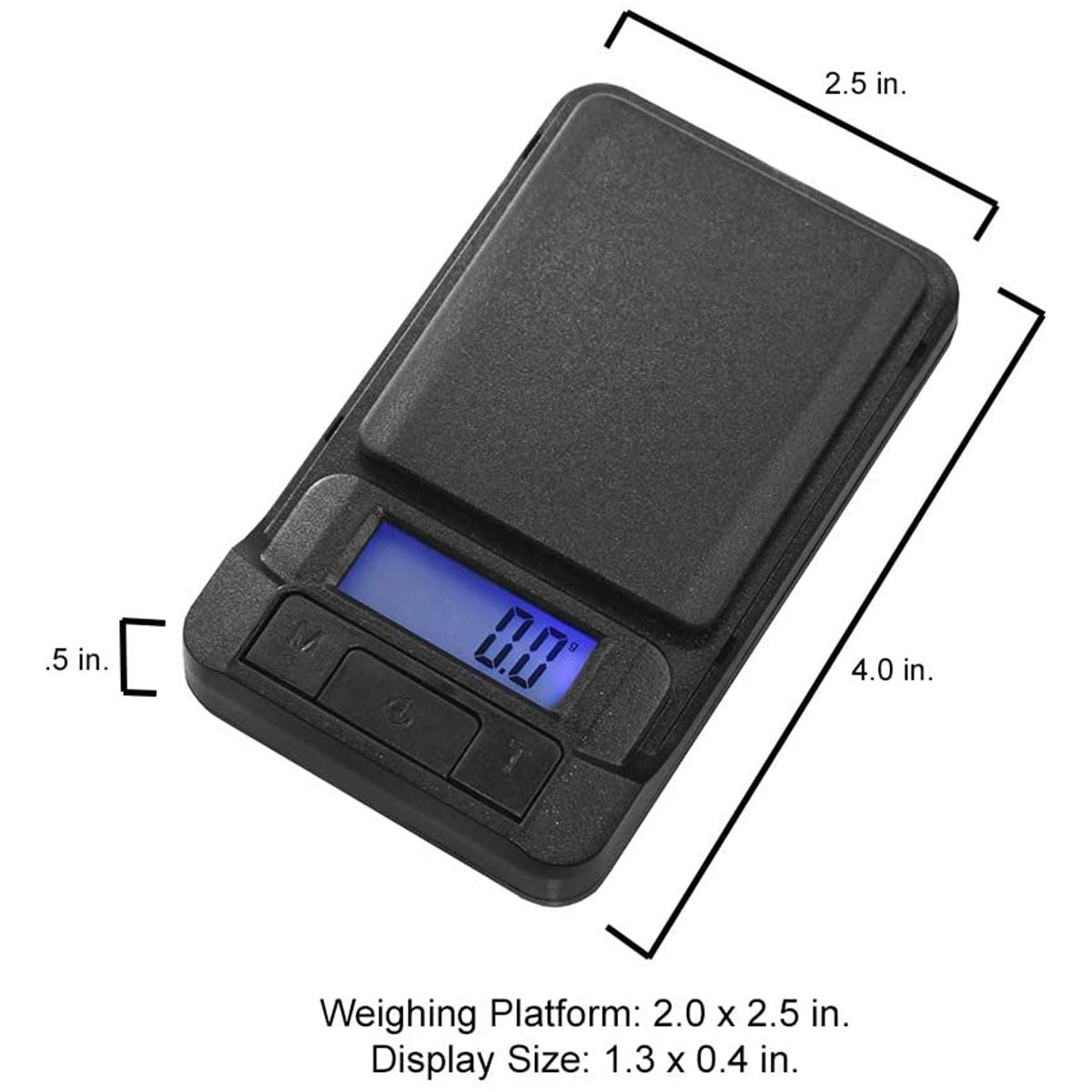 DZ5-120 Pocket Scale with Detachable Protective Lid