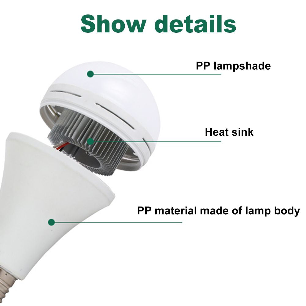 Rechargeable LED Bulb with Emergency Battery Backup