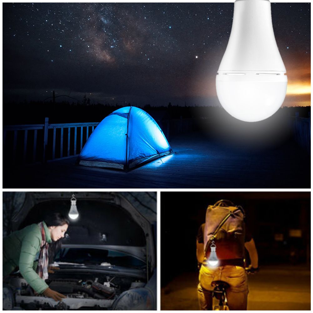 Rechargeable LED Bulb with Emergency Battery Backup