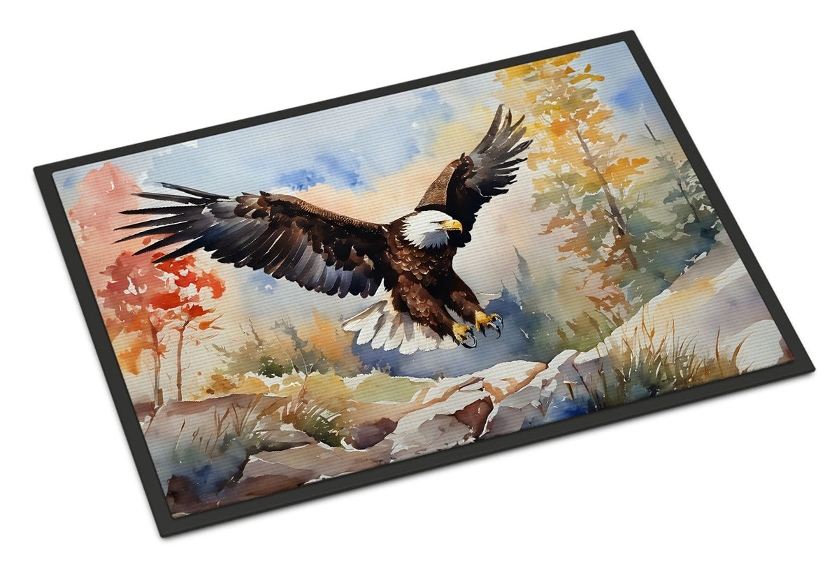 Eagle Artwork Doormat for Indoor or Outdoor Entryways