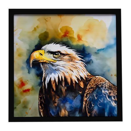 Eagle Artwork in a Contemporary Frame
