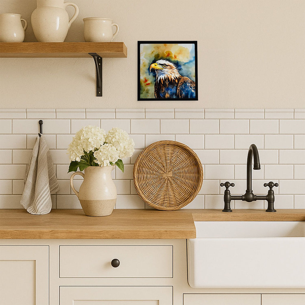Eagle Artwork in a Contemporary Frame