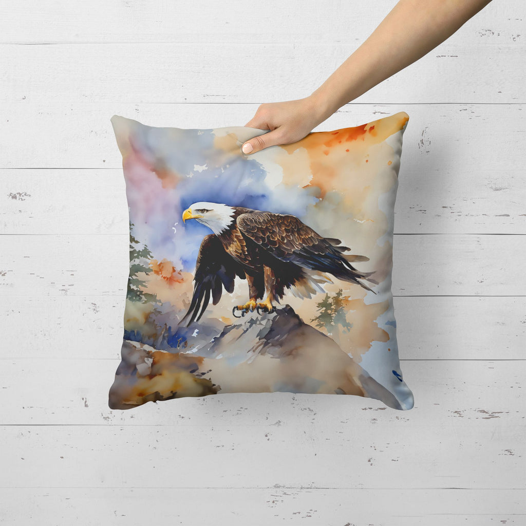 Eagle Artwork Indoor-Outdoor Throw Pillow