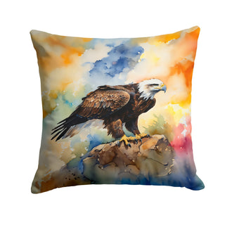 Full-Color Eagle Indoor Outdoor Throw Pillow