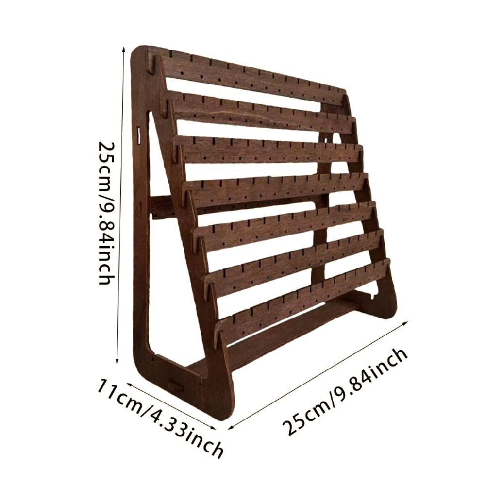 Slatted Earring Display Stand for Bedroom and Closet