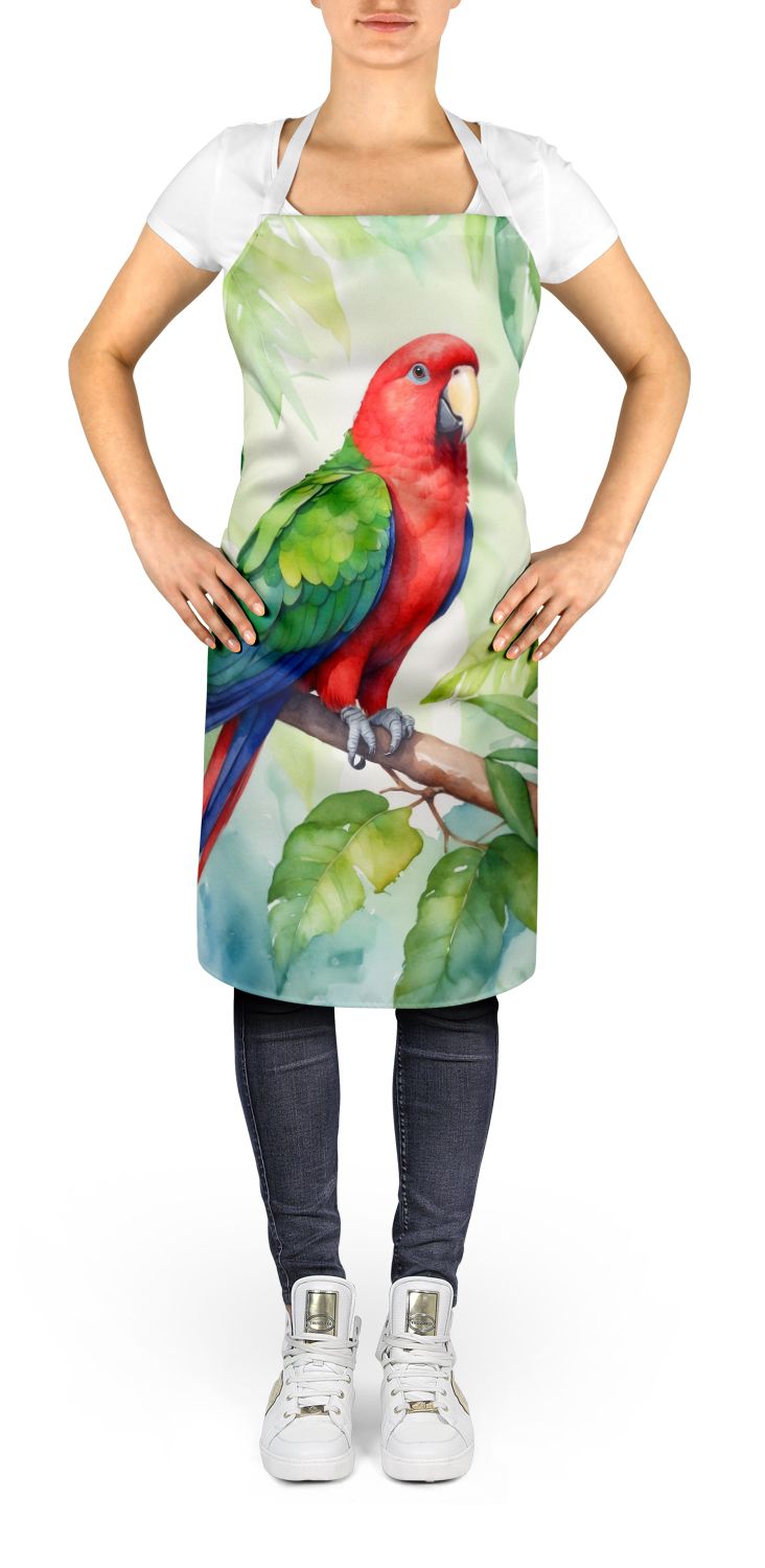 Eclectus Parrot Bib Apron for Cooking, Baking, and Gardening