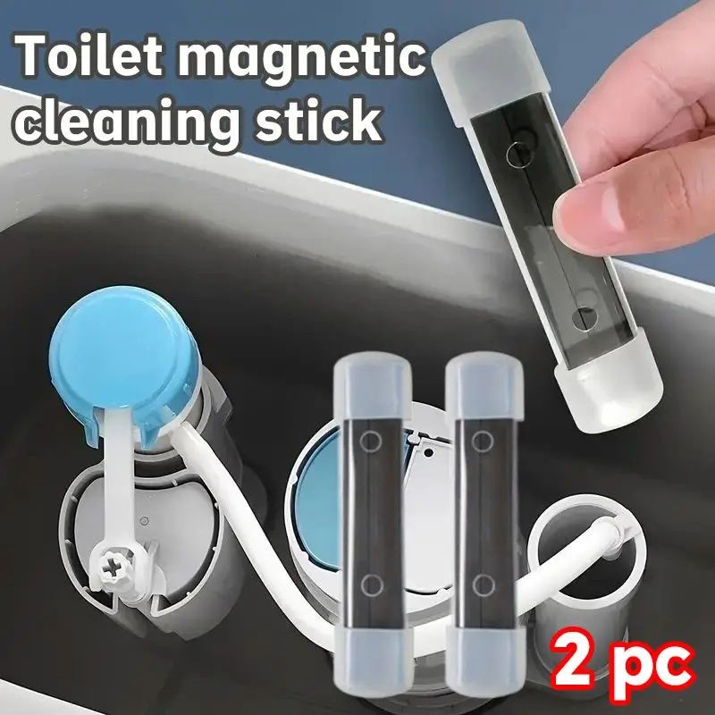 "Eco Toilet Cleaner Kit - Self-Cleaning Magnetic System for Limescale 5/2 Pieces" - 2pc