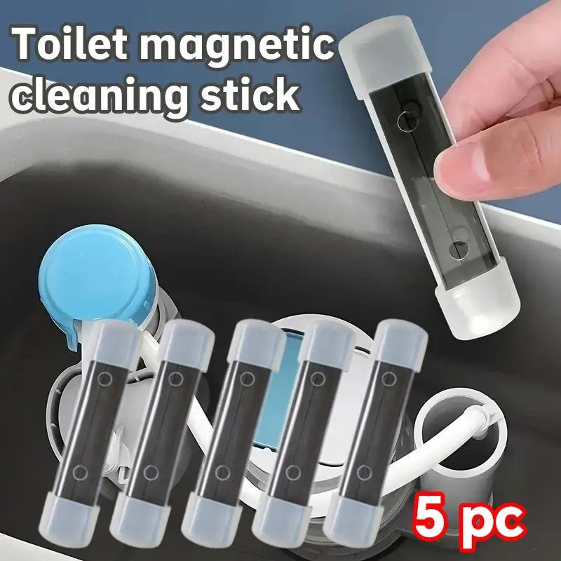 "Eco Toilet Cleaner Kit - Self-Cleaning Magnetic System for Limescale 5/2 Pieces"