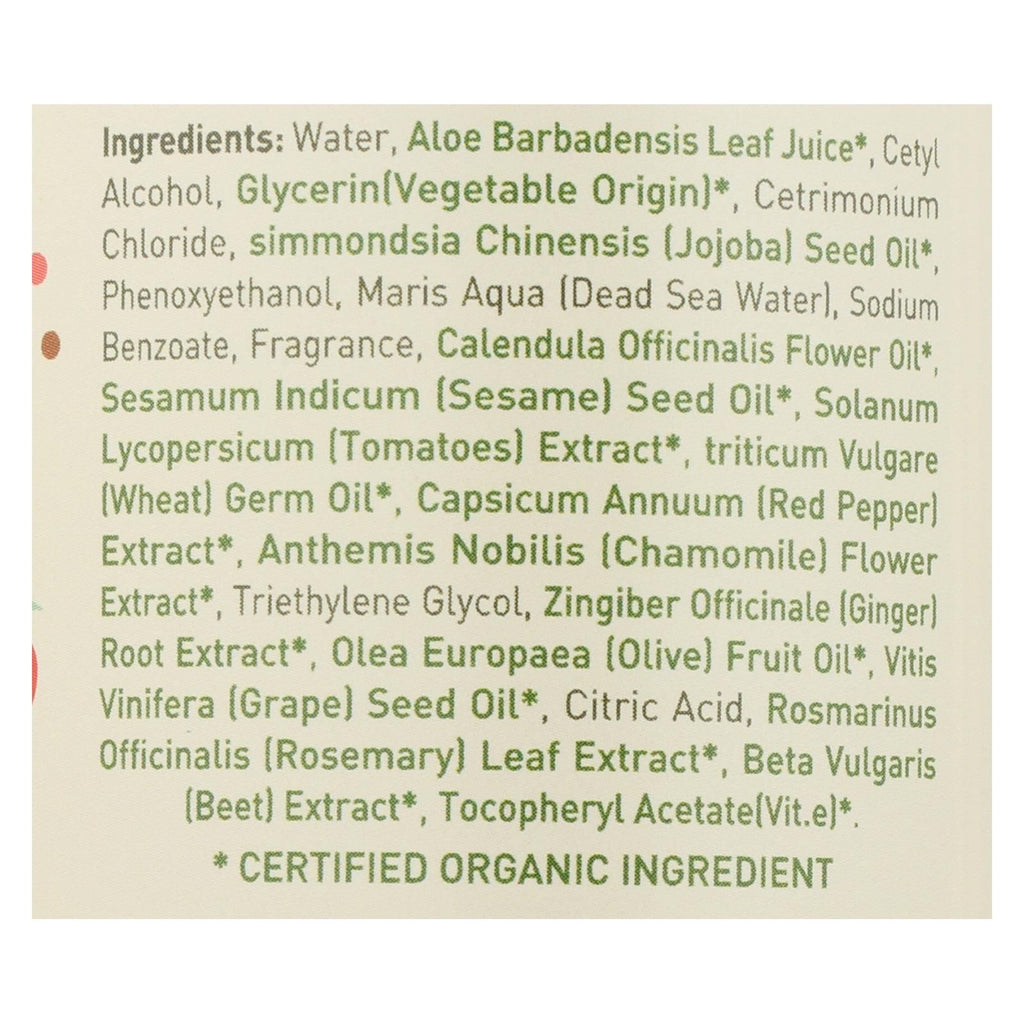 Ecolove Red Vegetables Conditioner for Normal to Oily Hair, 17.6 fl