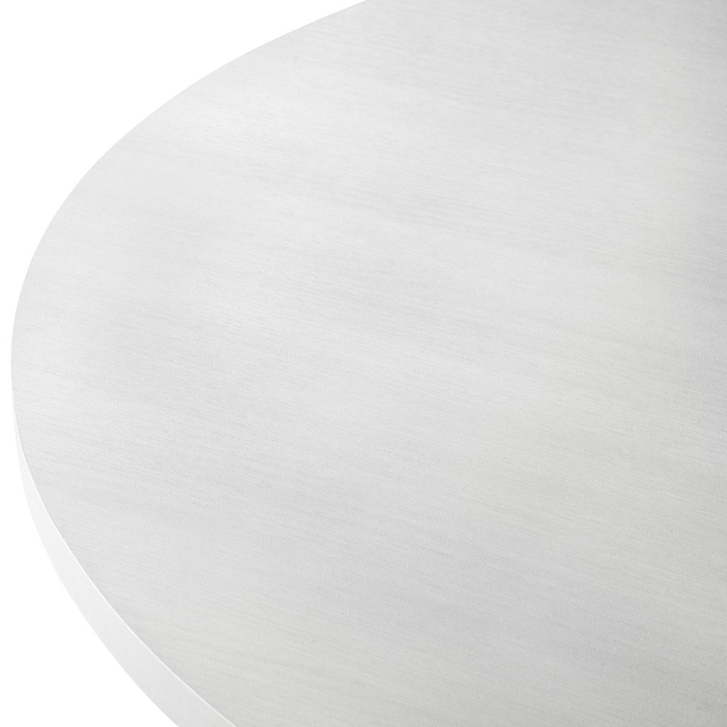 Edo Contemporary Round Trestle Dining Table