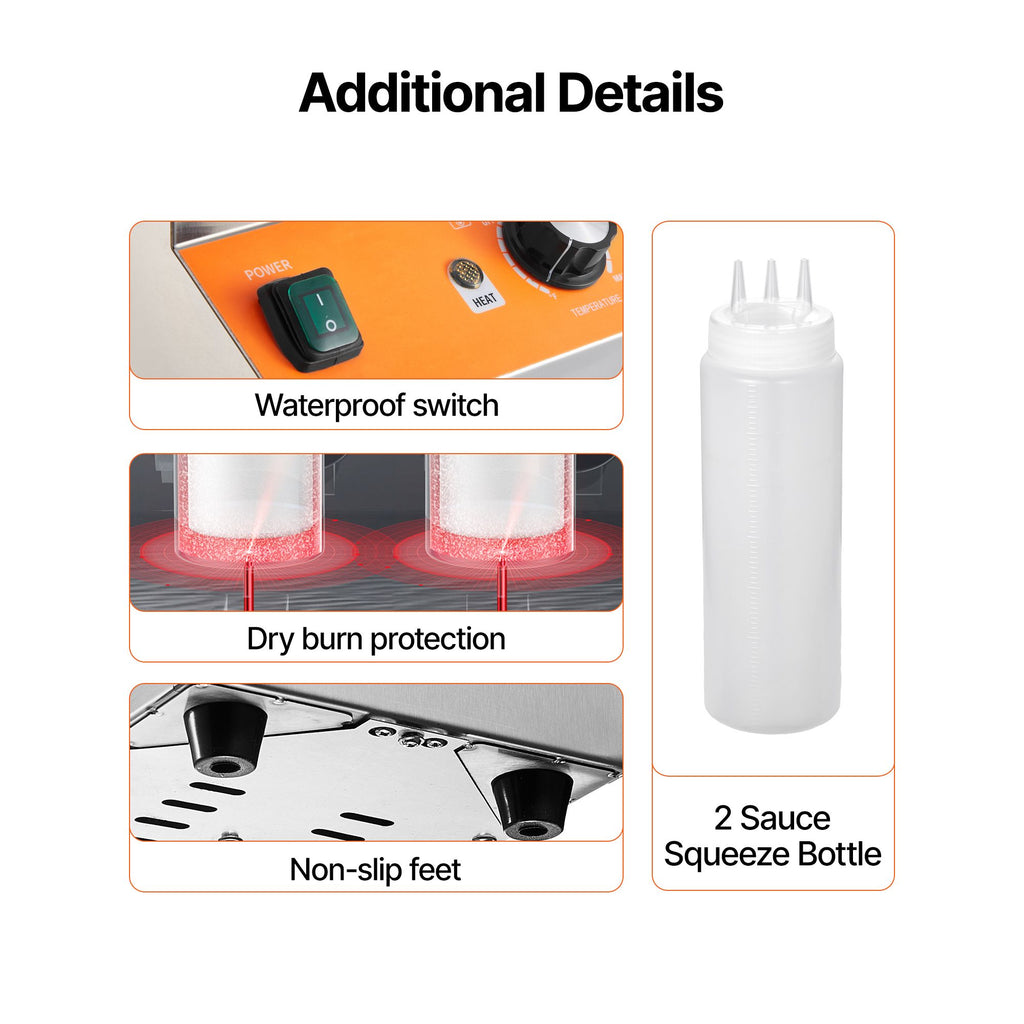 Commercial Double-Bottle Sauce Warmer and Dispenser