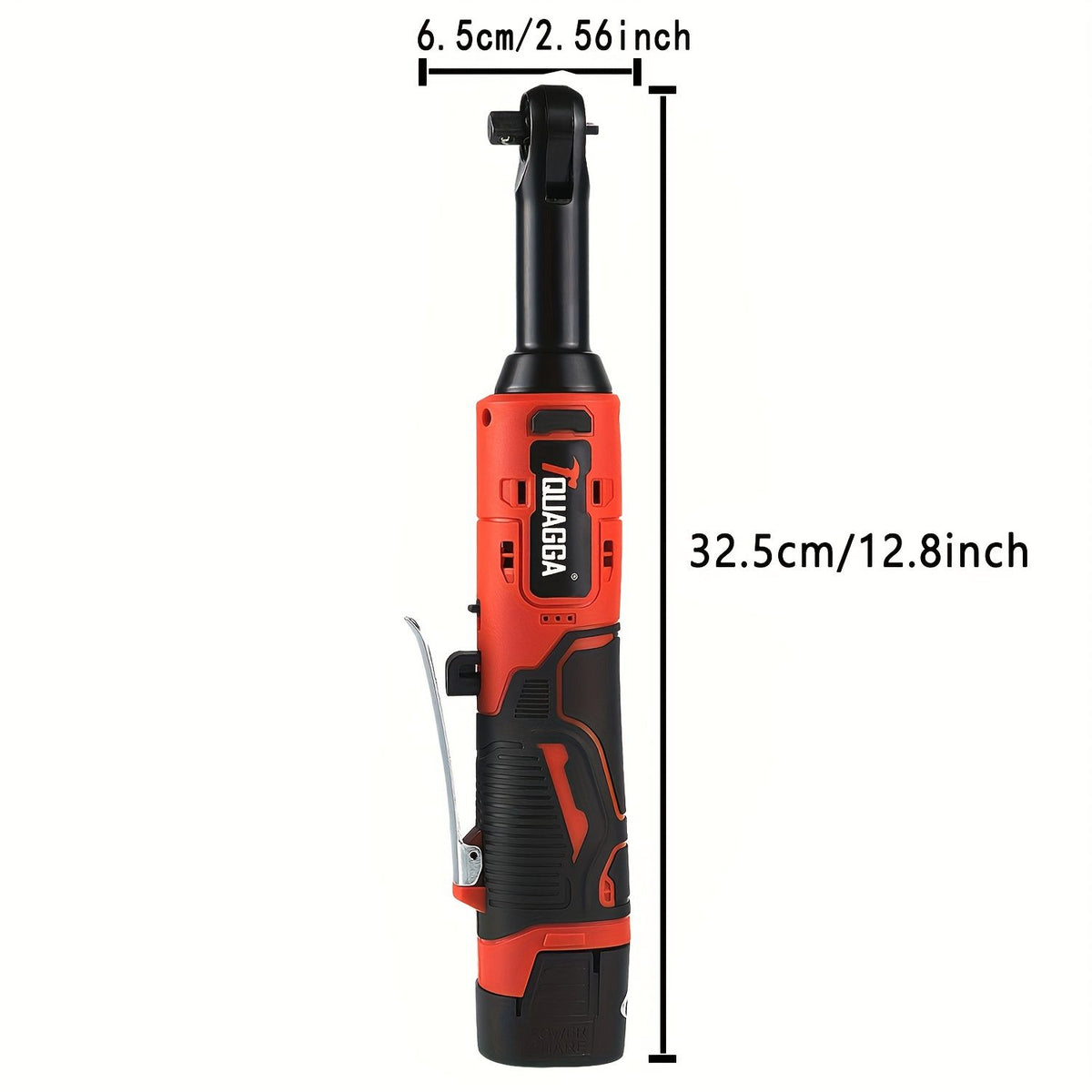 Extended Cordless Ratchet Wrench Set with LED Light