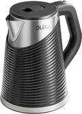 Electric Kettle for Tea and Coffee with a Black Finish