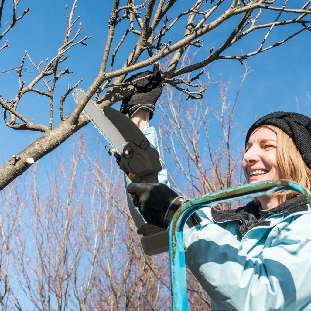 Cordless Mini Chainsaw Kit for Pruning and Wood Cutting