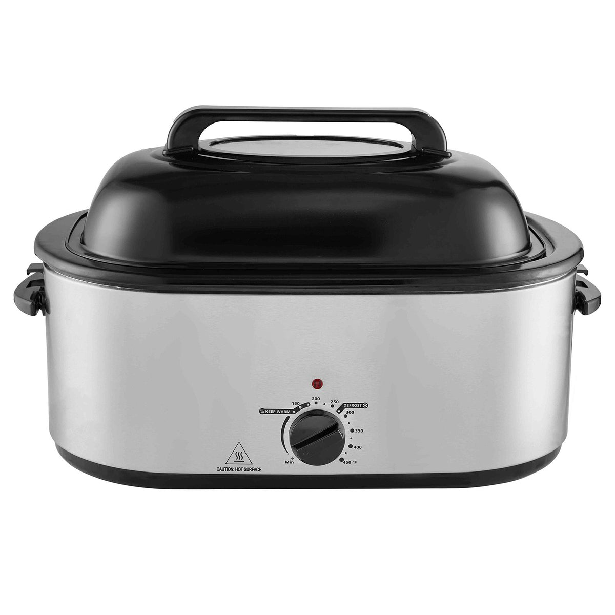 Electric Roaster Oven with Self-Basting Lid and Versatile Cooking Options