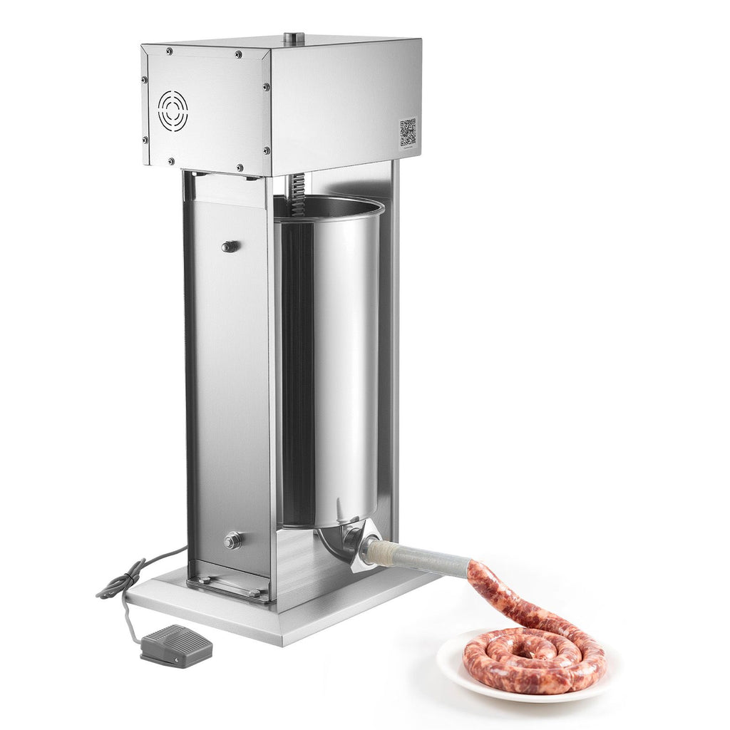 Electric Sausage Stuffer, / 25 L Vertical Meat Stuffer, Stepless Speed Control and