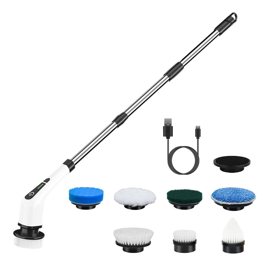 Cordless Spin Scrubber with Eight Brush Heads