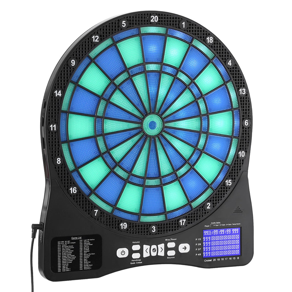 LED Electronic Dartboard with Live LCD Scoring