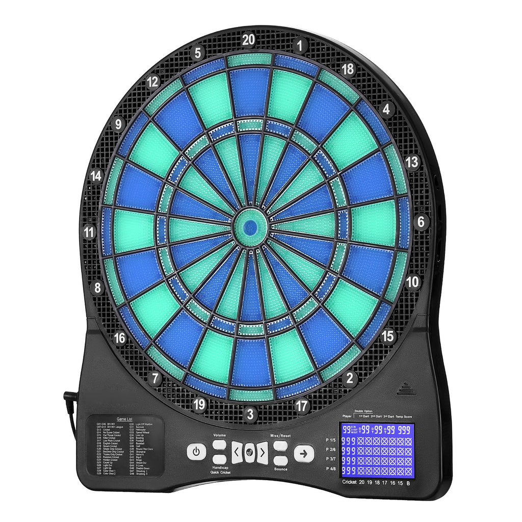 LED Electronic Dartboard with Live LCD Scoring
