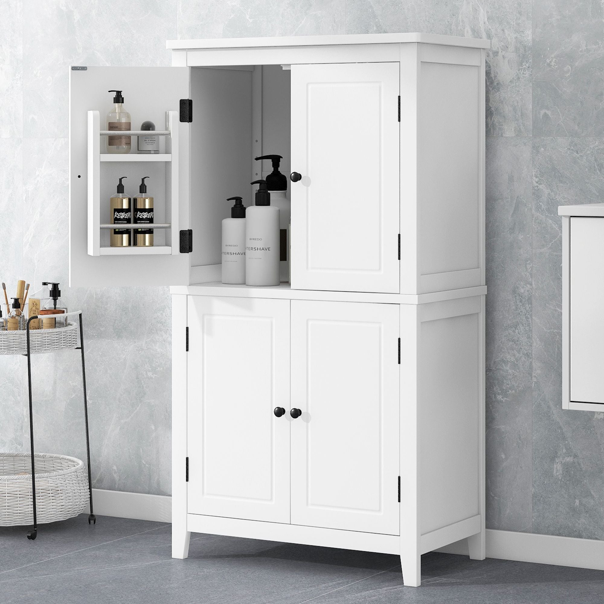 Maximize Bathroom Storage with This Versatile Cabinet