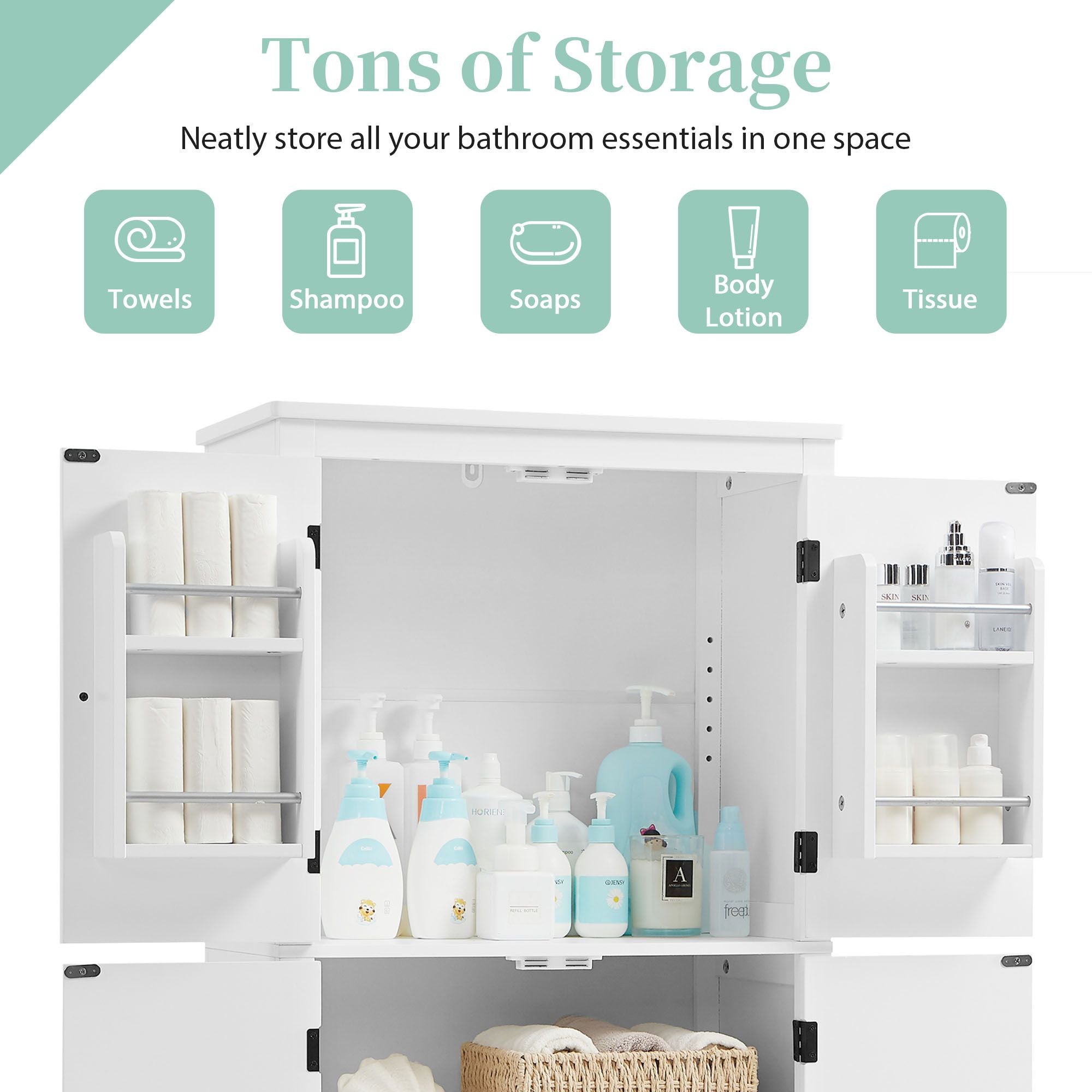Maximize Bathroom Storage with This Versatile Cabinet