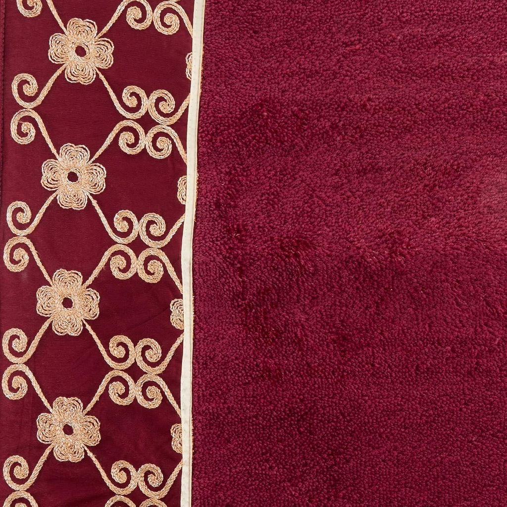 Elegant Rose Classic Bathroom Rug - Modern Luxury Decor