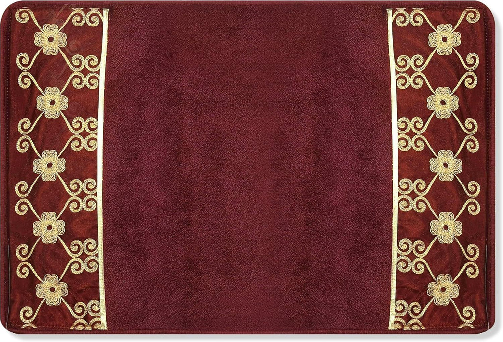 Elegant Rose Classic Bathroom Rug - Modern Luxury Decor