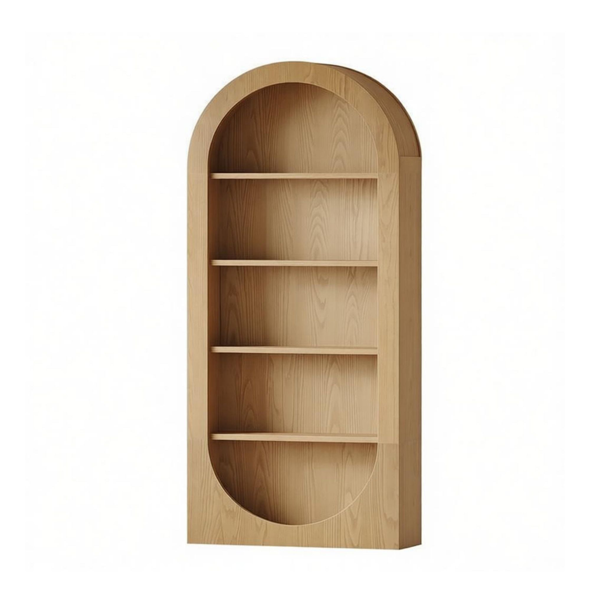 Elegant Arched Shoe Cabinet for Hallway Organization