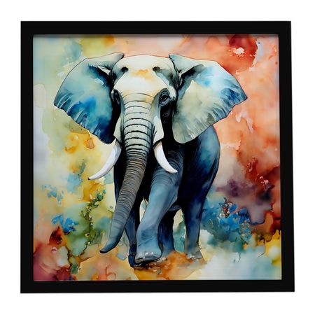 Contemporary Elephant Framed Wall Art