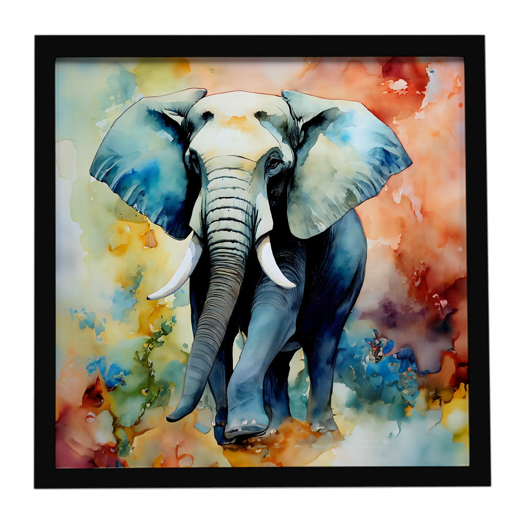 Contemporary Elephant Framed Wall Art