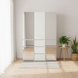 Elise Five-Unit Modular Closet with Mirror