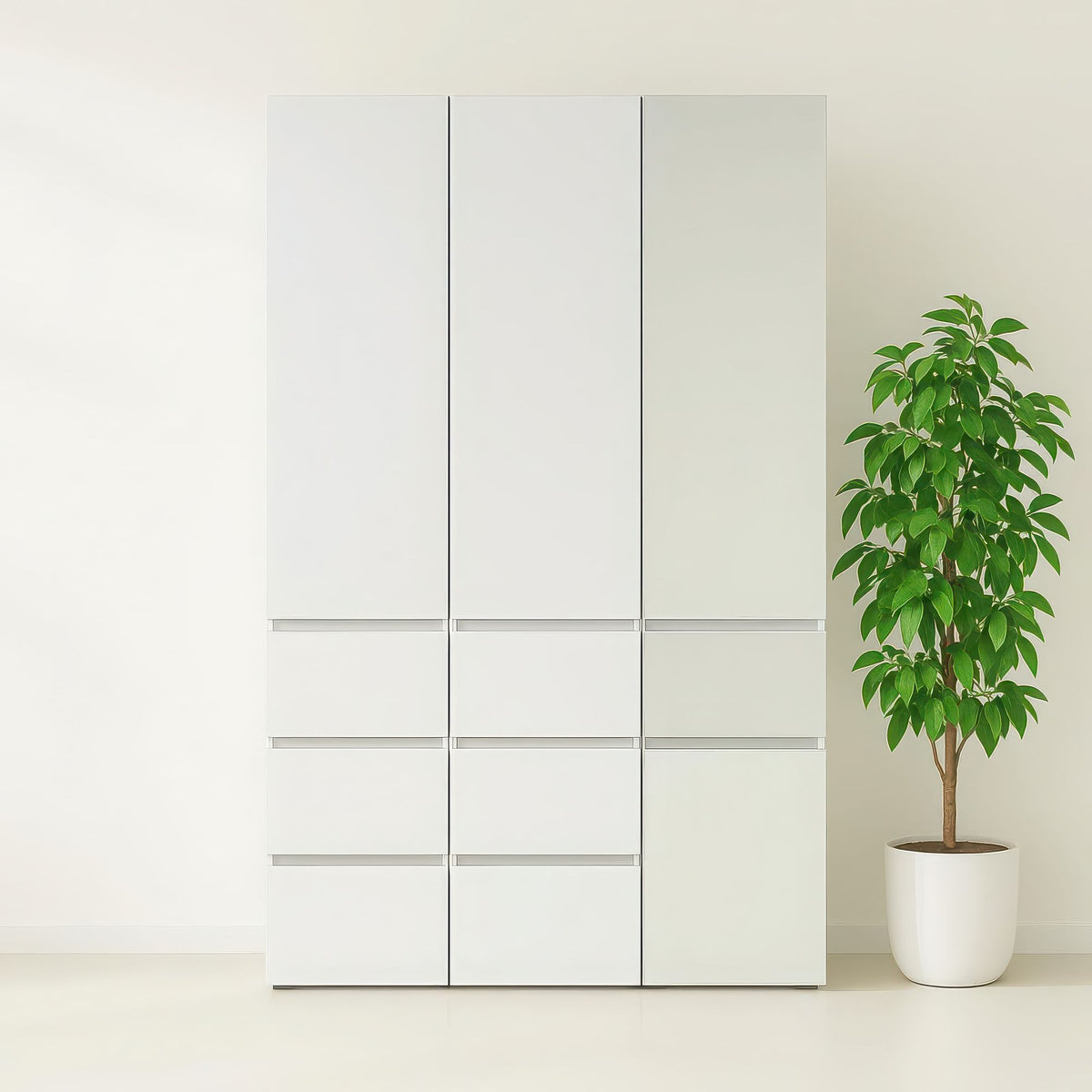 Elise Slim Modular Closet Cabinet with Drawers