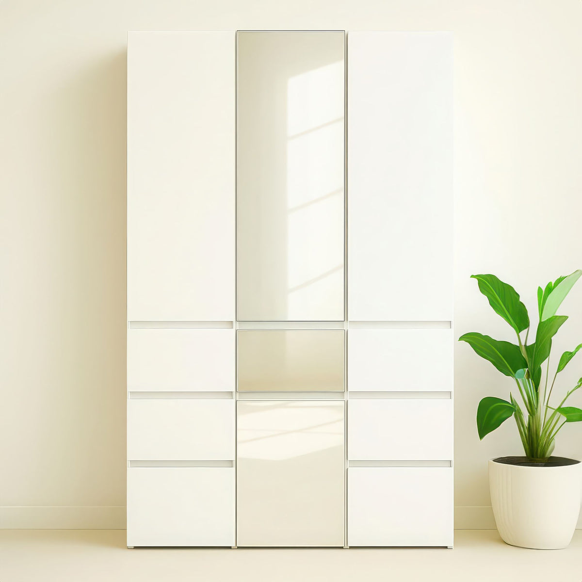 Elise Slim Modular Closet Cabinet with Drawers