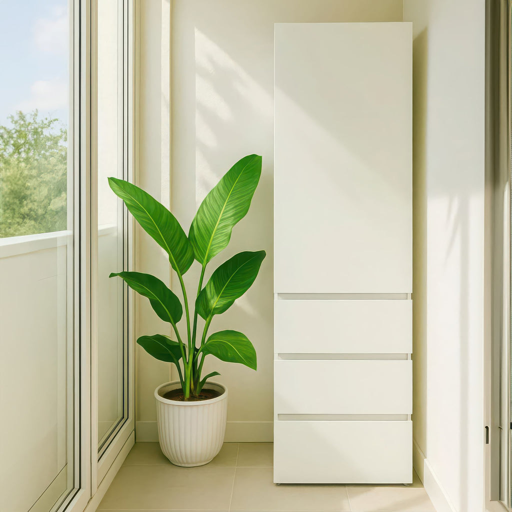 Elise Slim Modular Closet Cabinet with Drawers